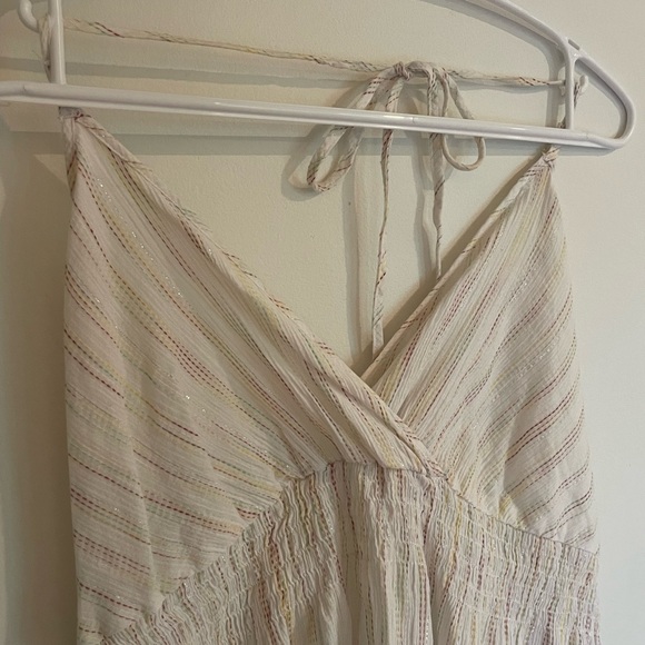 Pinstripe halter  top - Picture 2 of 4